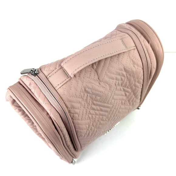 Bagsmart Atlas Hanging Organizer Makeup Toiletry Travel Case Pale Pink Rose New - Picture 12 of 14